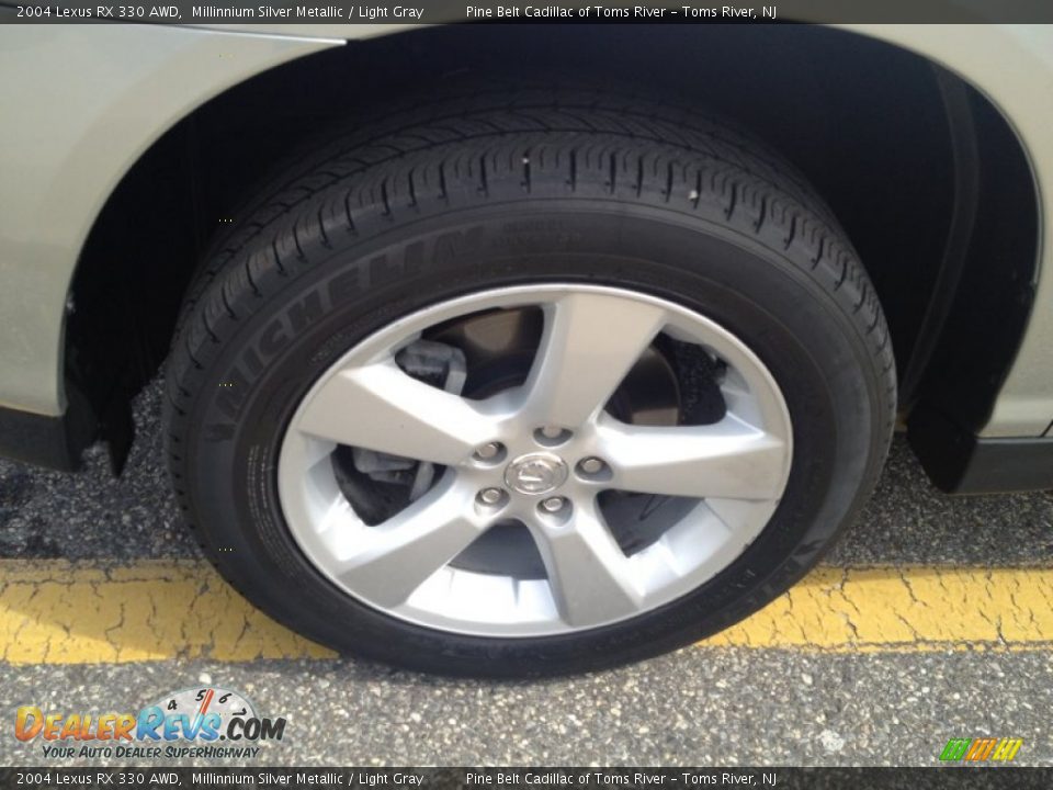2004 Lexus RX 330 AWD Millinnium Silver Metallic / Light Gray Photo #3