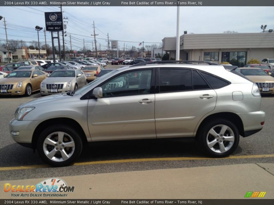 2004 Lexus RX 330 AWD Millinnium Silver Metallic / Light Gray Photo #4