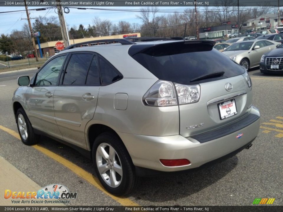 2004 Lexus RX 330 AWD Millinnium Silver Metallic / Light Gray Photo #5