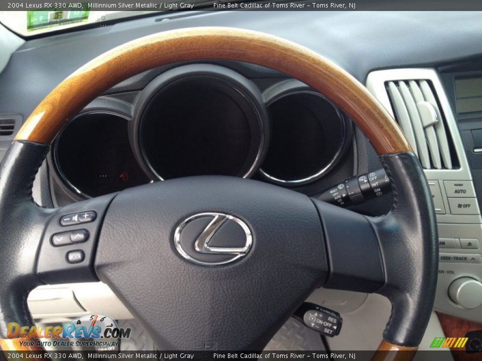 2004 Lexus RX 330 AWD Millinnium Silver Metallic / Light Gray Photo #16