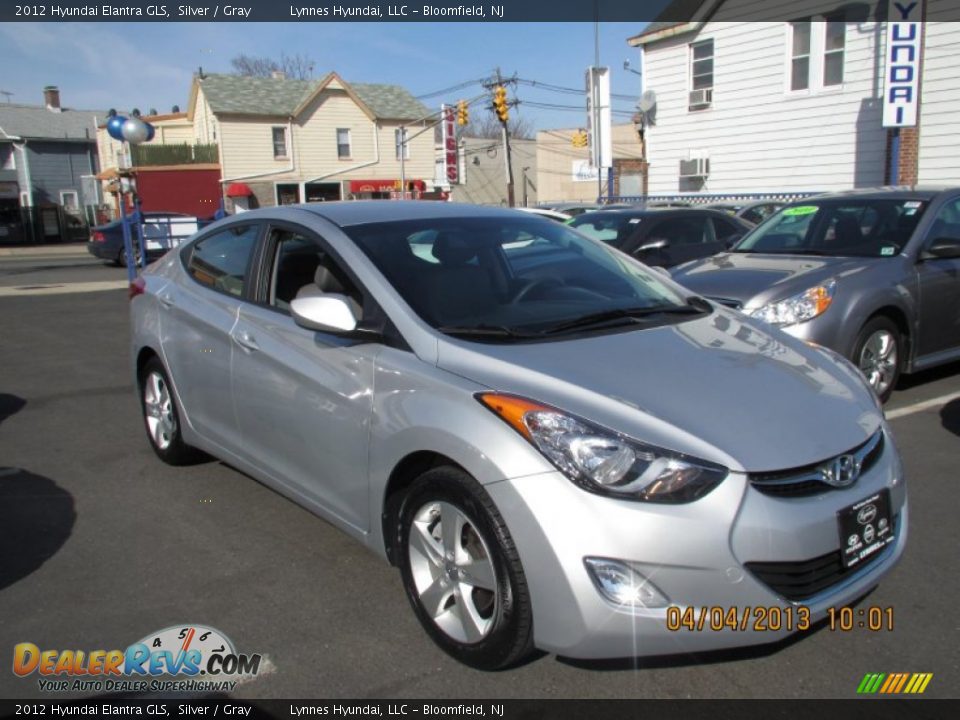 2012 Hyundai Elantra GLS Silver / Gray Photo #2