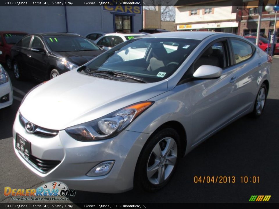 2012 Hyundai Elantra GLS Silver / Gray Photo #3