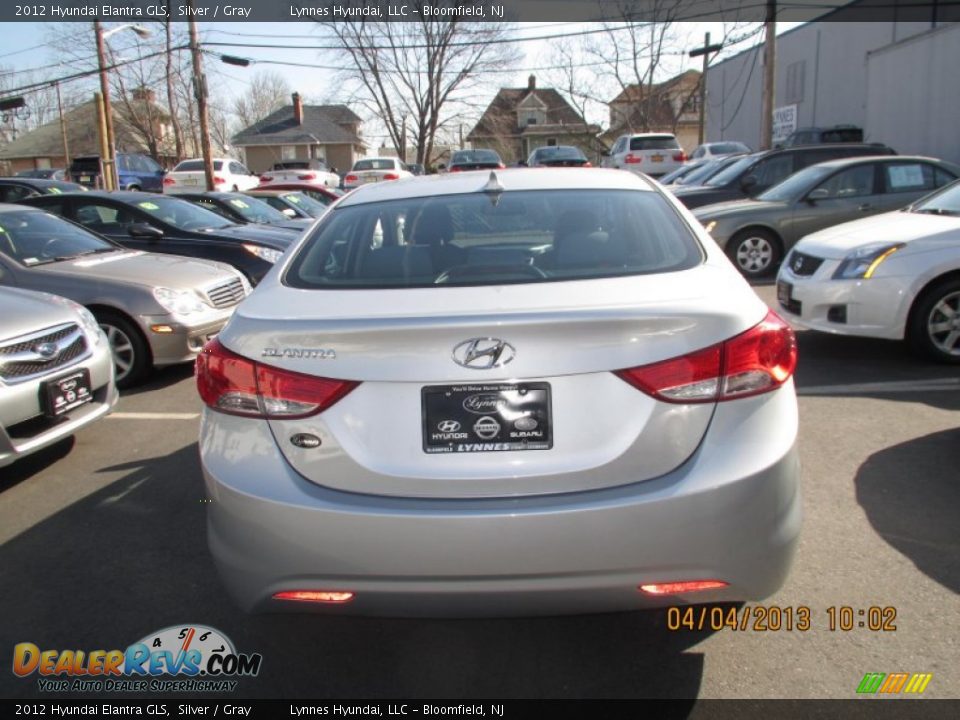 2012 Hyundai Elantra GLS Silver / Gray Photo #4