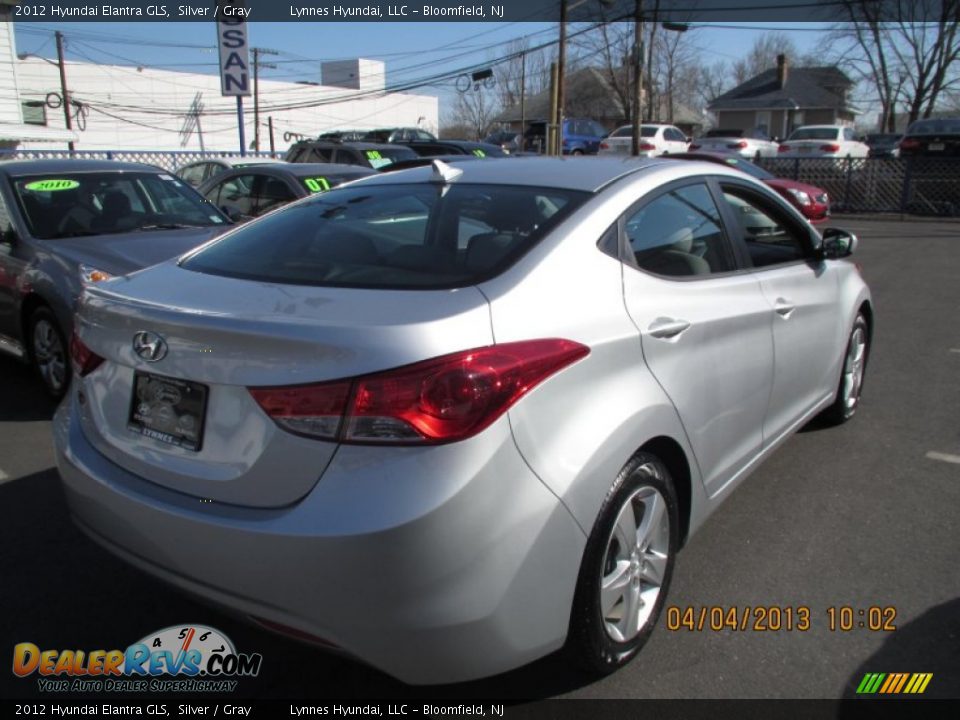 2012 Hyundai Elantra GLS Silver / Gray Photo #6