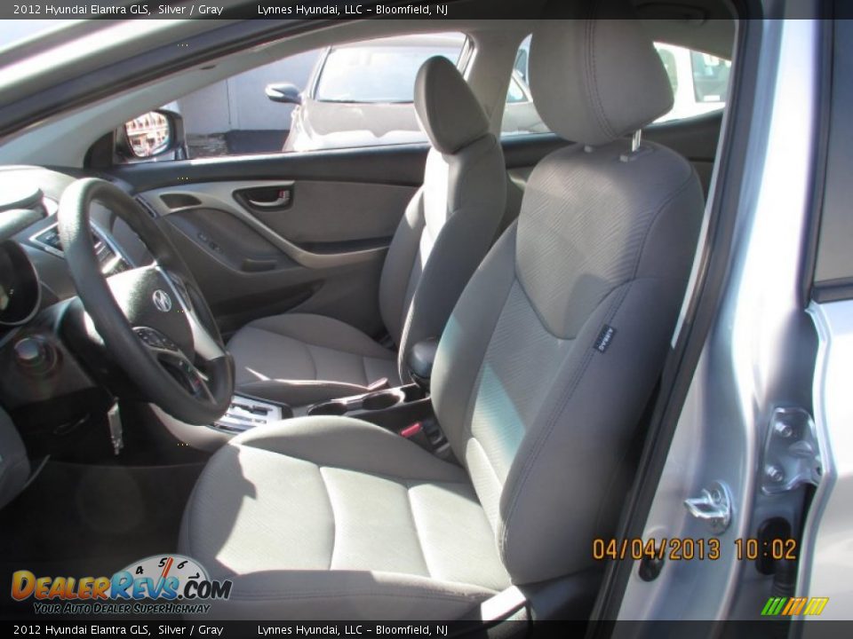 2012 Hyundai Elantra GLS Silver / Gray Photo #7