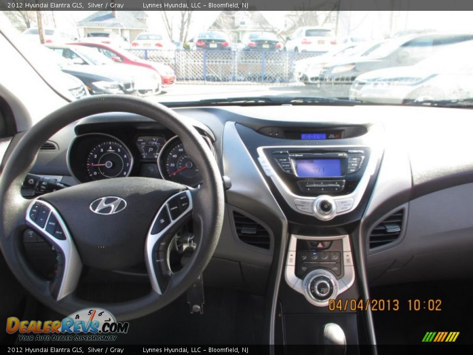 2012 Hyundai Elantra GLS Silver / Gray Photo #9