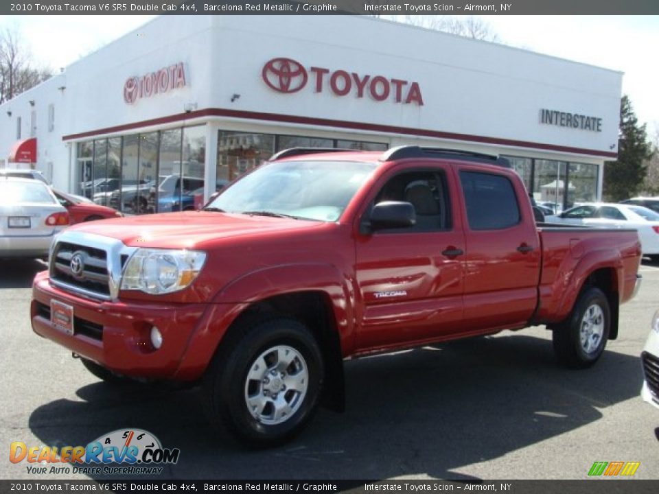 2010 Toyota Tacoma V6 SR5 Double Cab 4x4 Barcelona Red Metallic / Graphite Photo #1