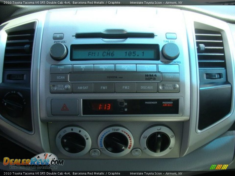 2010 Toyota Tacoma V6 SR5 Double Cab 4x4 Barcelona Red Metallic / Graphite Photo #14