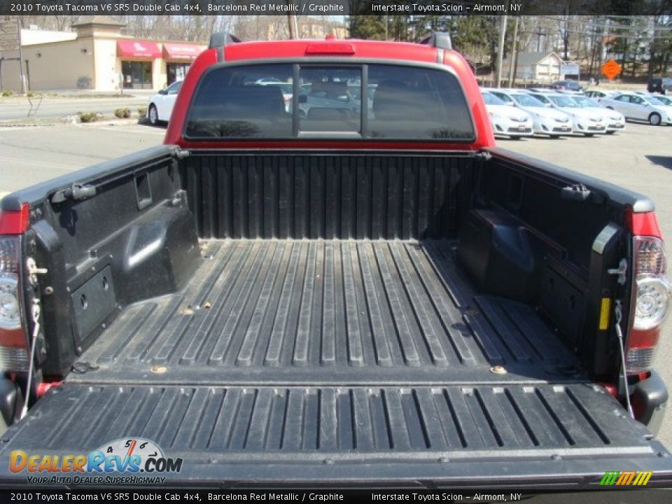 2010 Toyota Tacoma V6 SR5 Double Cab 4x4 Barcelona Red Metallic / Graphite Photo #18