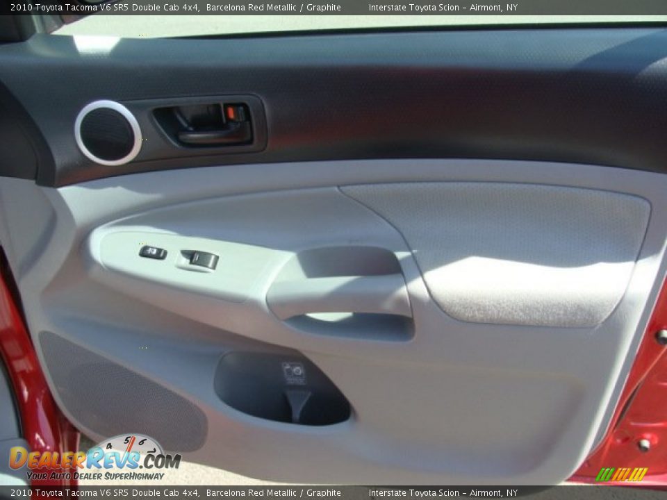 2010 Toyota Tacoma V6 SR5 Double Cab 4x4 Barcelona Red Metallic / Graphite Photo #20