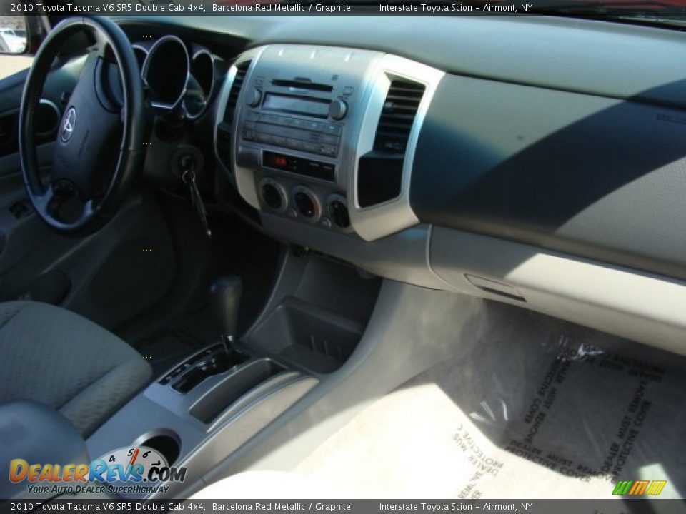 2010 Toyota Tacoma V6 SR5 Double Cab 4x4 Barcelona Red Metallic / Graphite Photo #21