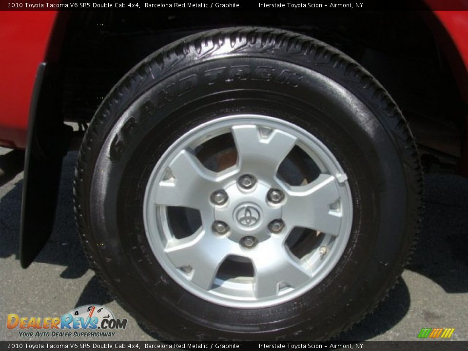 2010 Toyota Tacoma V6 SR5 Double Cab 4x4 Barcelona Red Metallic / Graphite Photo #23