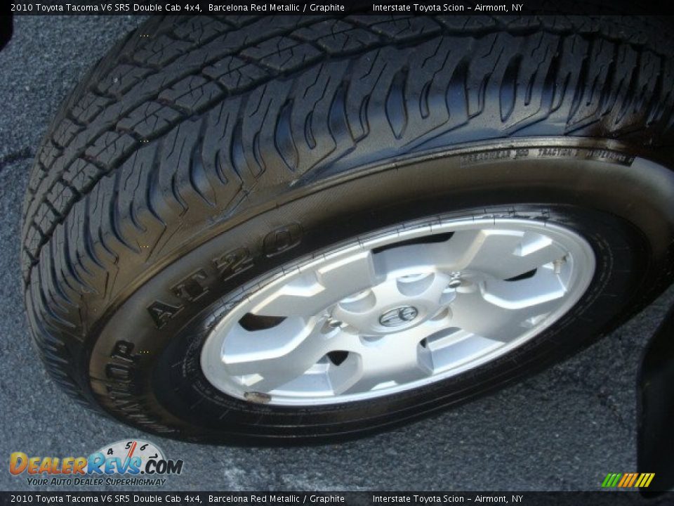 2010 Toyota Tacoma V6 SR5 Double Cab 4x4 Barcelona Red Metallic / Graphite Photo #24