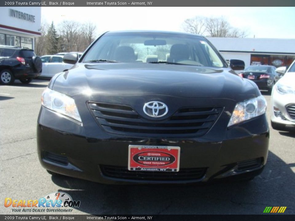 2009 Toyota Camry LE Black / Bisque Photo #2