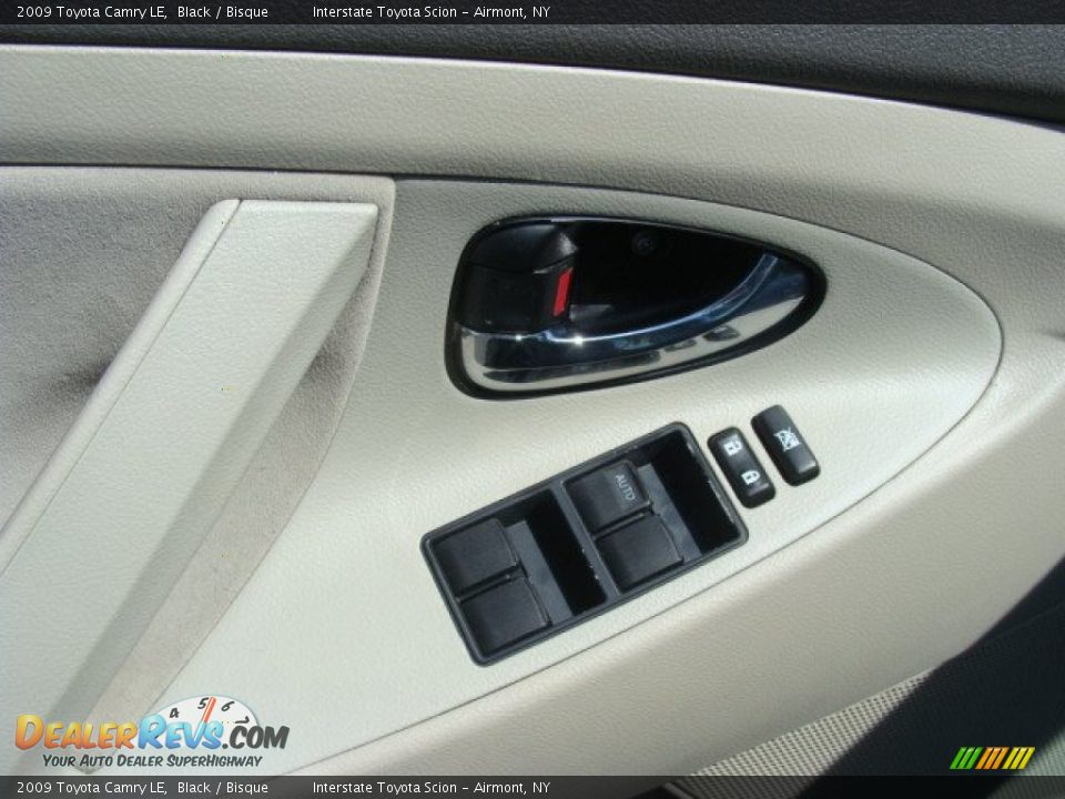 2009 Toyota Camry LE Black / Bisque Photo #8