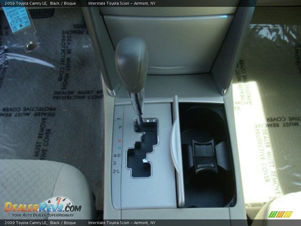 2009 Toyota Camry LE Black / Bisque Photo #15