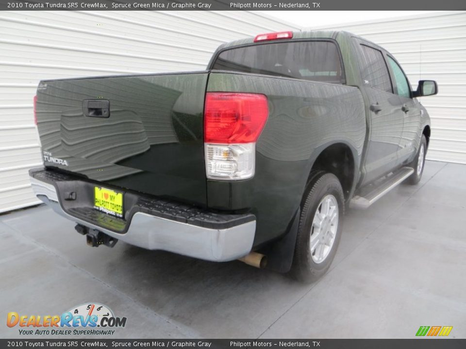 2010 Toyota Tundra SR5 CrewMax Spruce Green Mica / Graphite Gray Photo #4