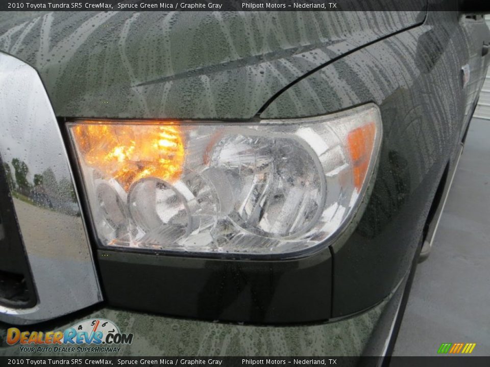2010 Toyota Tundra SR5 CrewMax Spruce Green Mica / Graphite Gray Photo #9