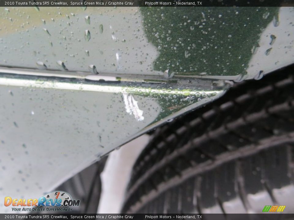 2010 Toyota Tundra SR5 CrewMax Spruce Green Mica / Graphite Gray Photo #11
