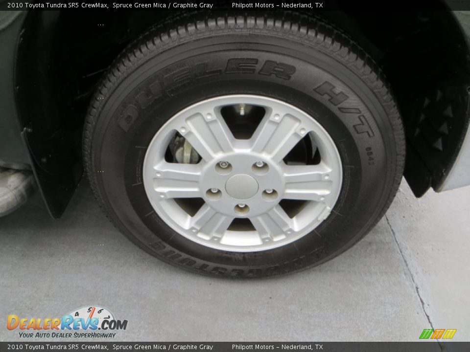 2010 Toyota Tundra SR5 CrewMax Spruce Green Mica / Graphite Gray Photo #15