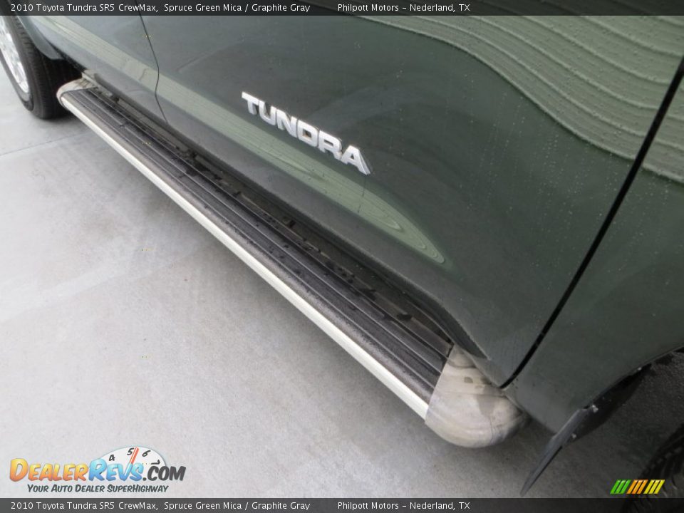 2010 Toyota Tundra SR5 CrewMax Spruce Green Mica / Graphite Gray Photo #18