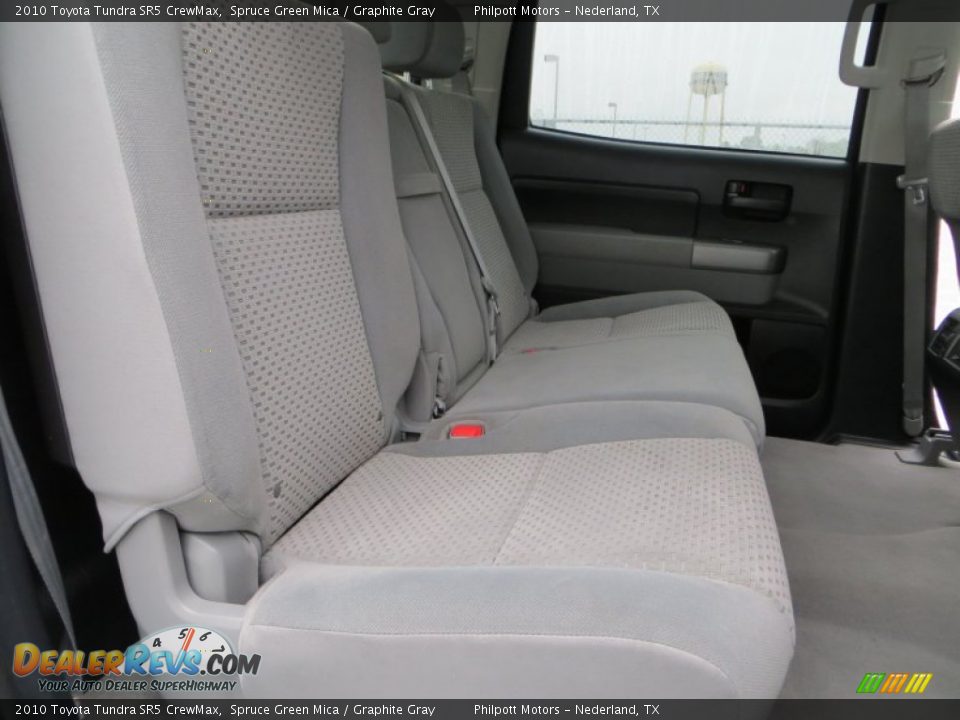2010 Toyota Tundra SR5 CrewMax Spruce Green Mica / Graphite Gray Photo #31