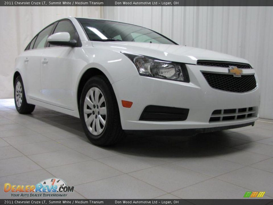 2011 Chevrolet Cruze LT Summit White / Medium Titanium Photo #1