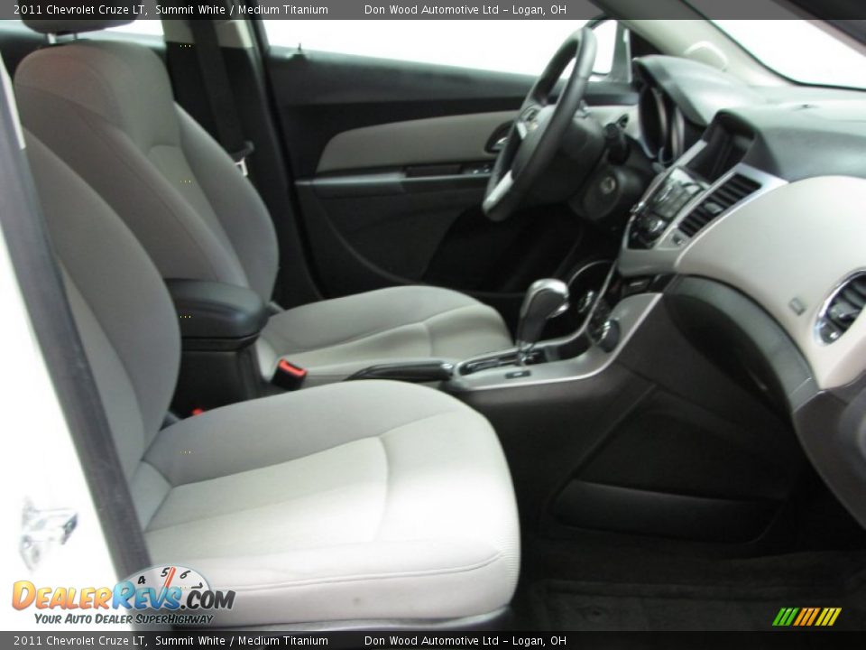 2011 Chevrolet Cruze LT Summit White / Medium Titanium Photo #8