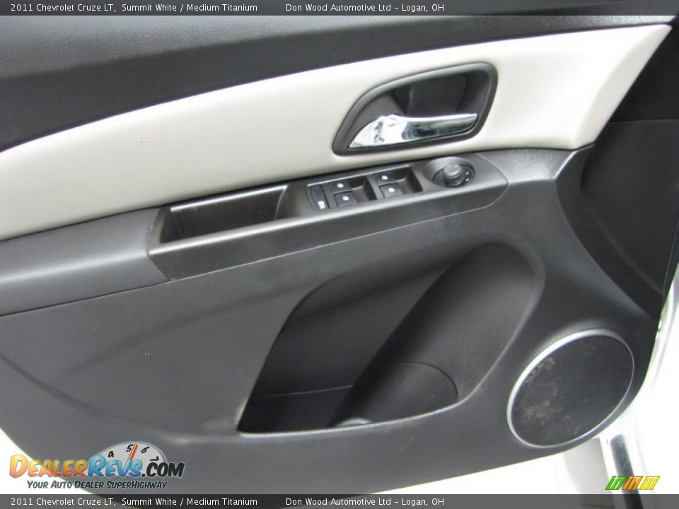 2011 Chevrolet Cruze LT Summit White / Medium Titanium Photo #9