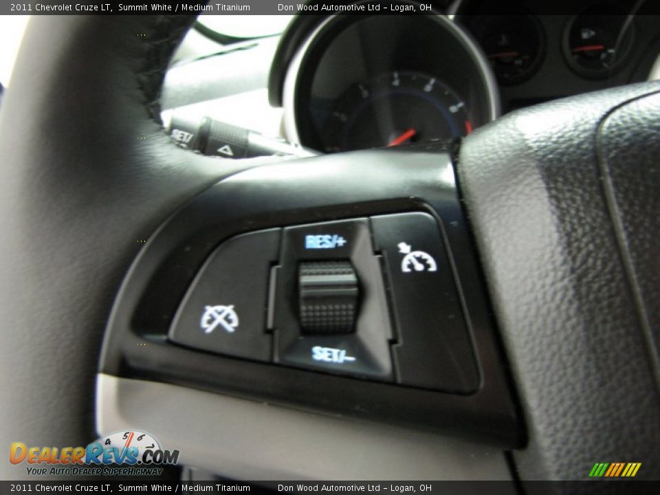 2011 Chevrolet Cruze LT Summit White / Medium Titanium Photo #15