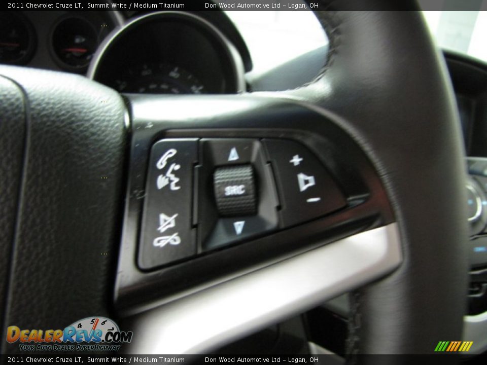2011 Chevrolet Cruze LT Summit White / Medium Titanium Photo #16