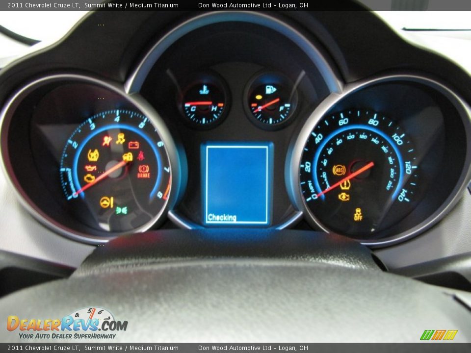 2011 Chevrolet Cruze LT Summit White / Medium Titanium Photo #17