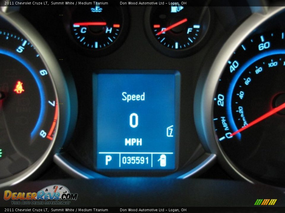 2011 Chevrolet Cruze LT Summit White / Medium Titanium Photo #18