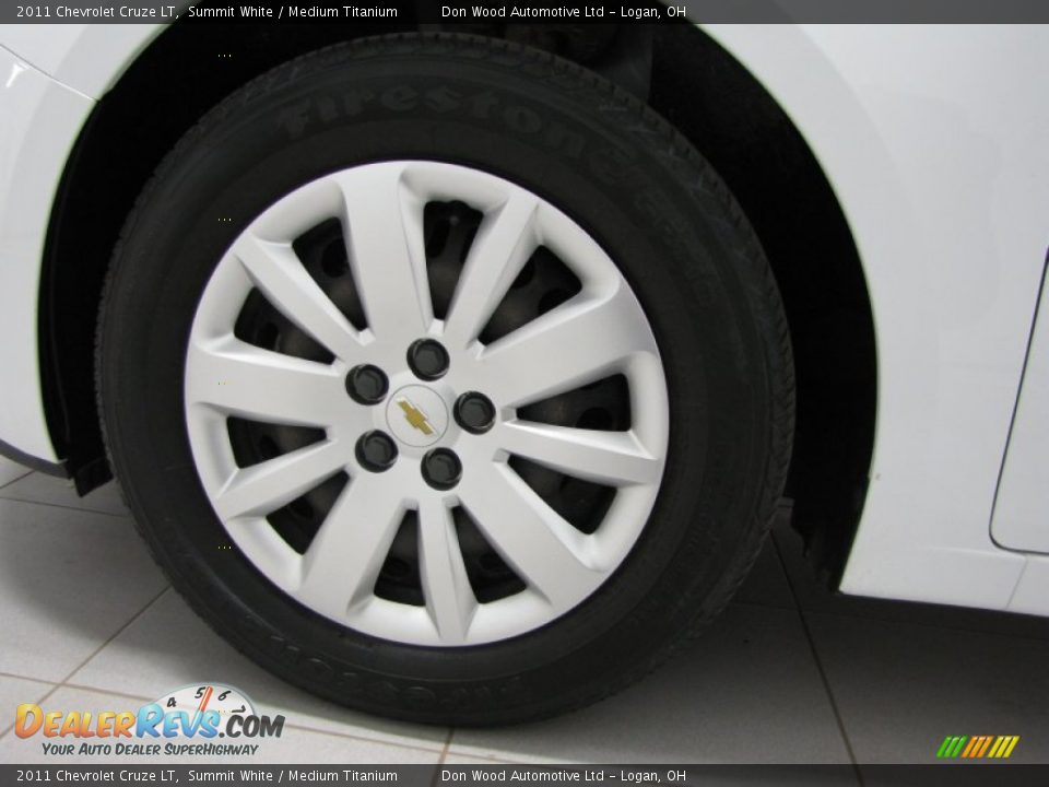 2011 Chevrolet Cruze LT Summit White / Medium Titanium Photo #21
