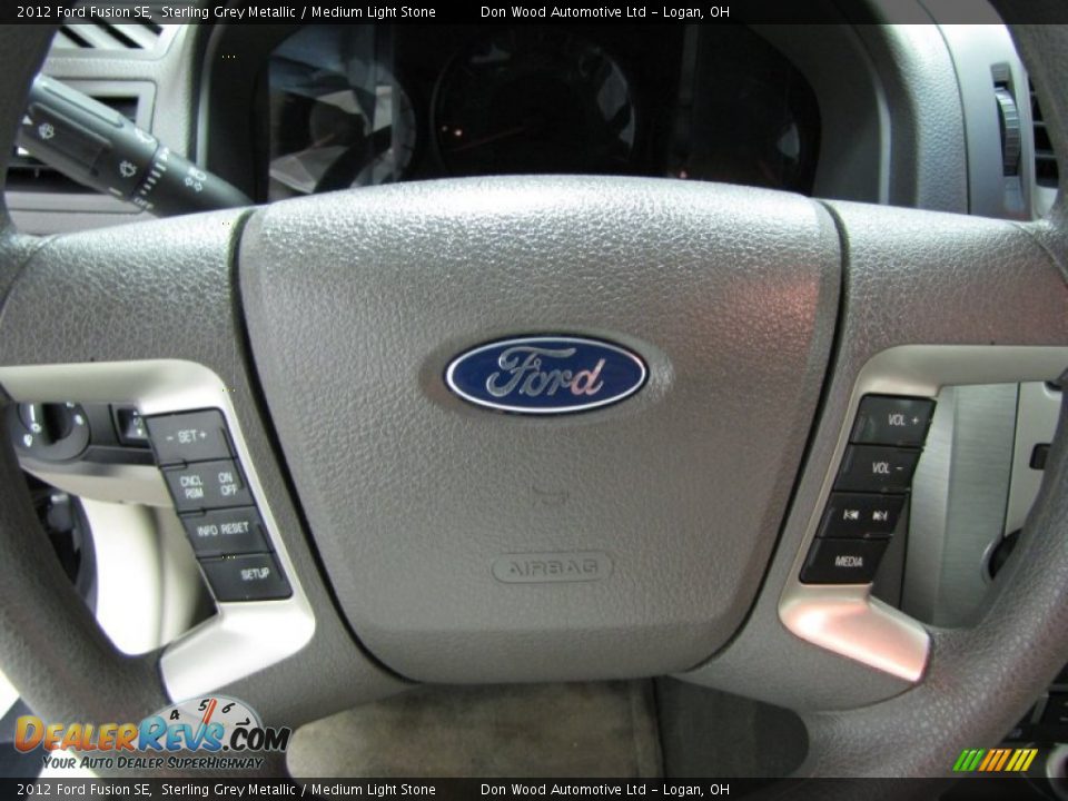 2012 Ford Fusion SE Sterling Grey Metallic / Medium Light Stone Photo #14
