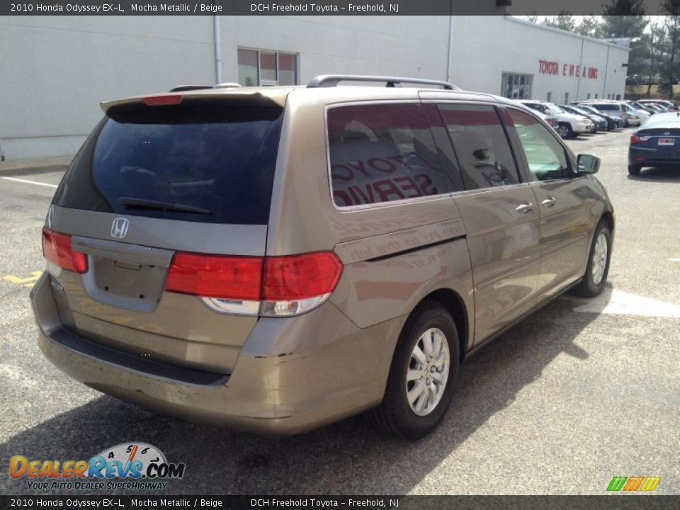 2010 Honda Odyssey EX-L Mocha Metallic / Beige Photo #6