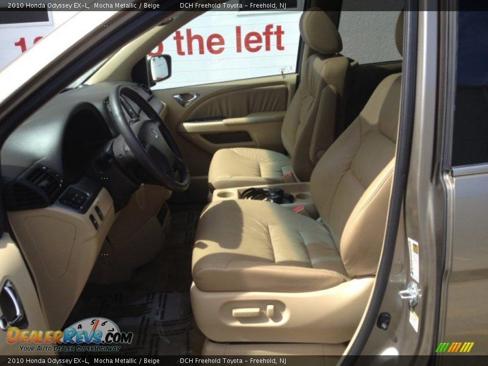 2010 Honda Odyssey EX-L Mocha Metallic / Beige Photo #16