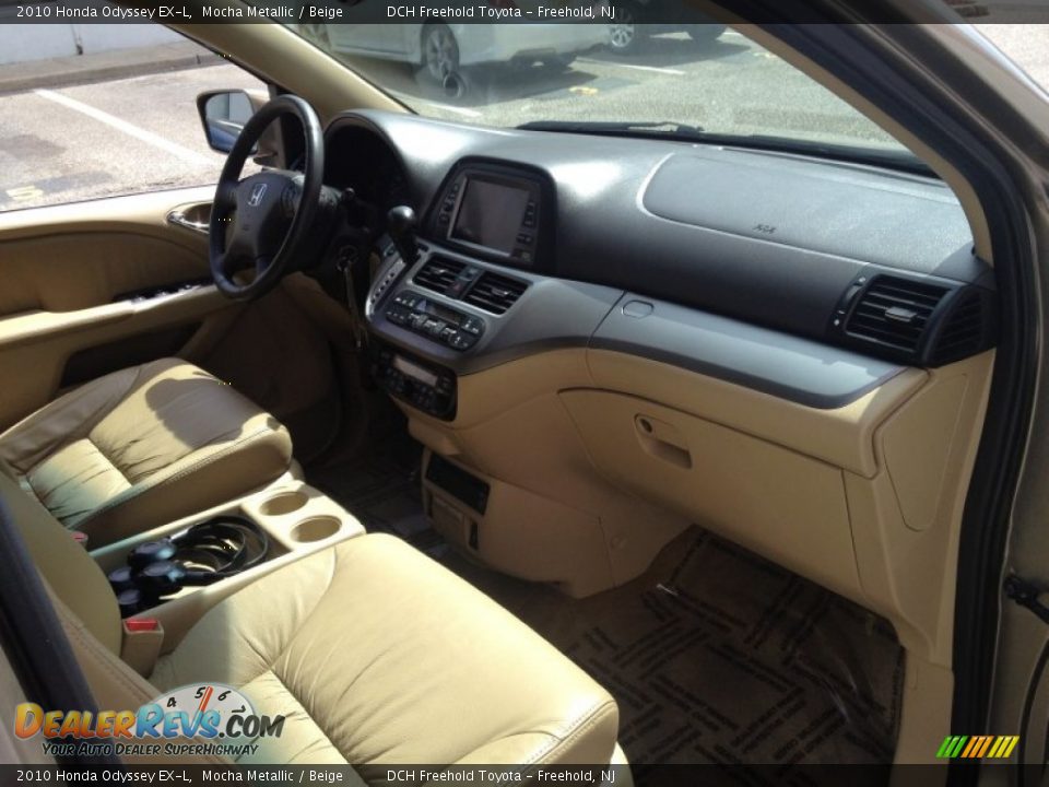 2010 Honda Odyssey EX-L Mocha Metallic / Beige Photo #26
