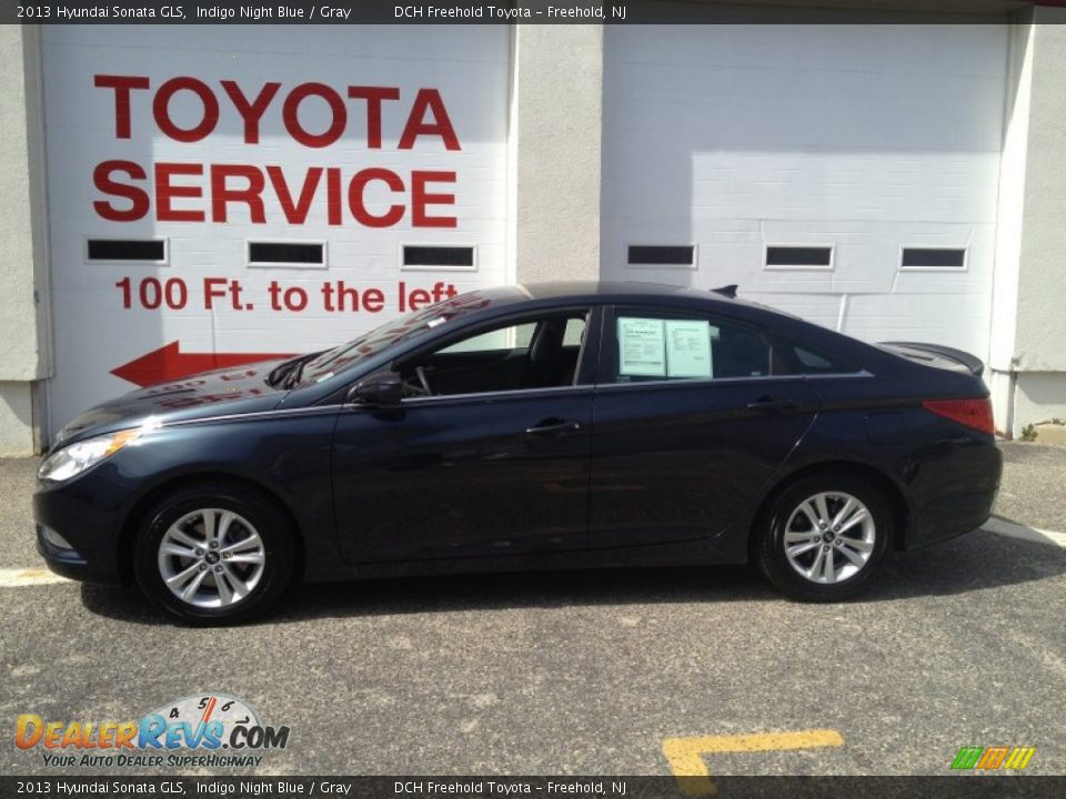 2013 Hyundai Sonata GLS Indigo Night Blue / Gray Photo #3