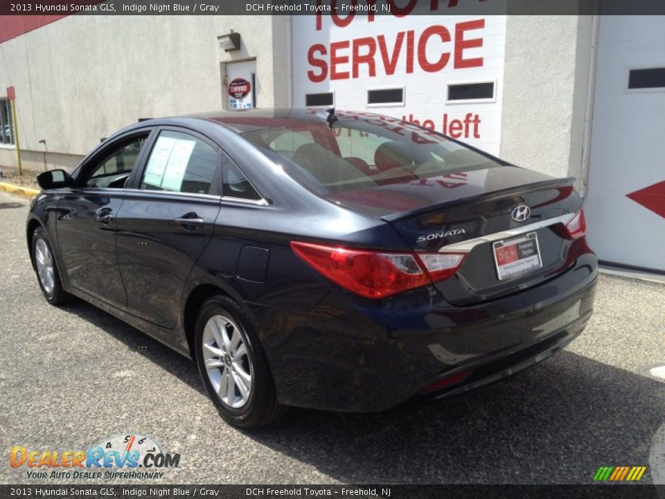 2013 Hyundai Sonata GLS Indigo Night Blue / Gray Photo #4