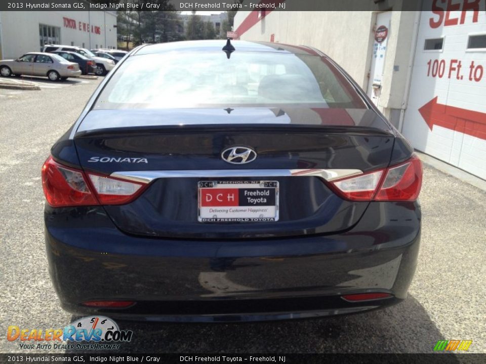 2013 Hyundai Sonata GLS Indigo Night Blue / Gray Photo #5