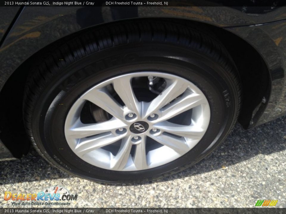 2013 Hyundai Sonata GLS Indigo Night Blue / Gray Photo #7