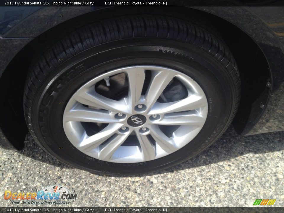 2013 Hyundai Sonata GLS Indigo Night Blue / Gray Photo #8
