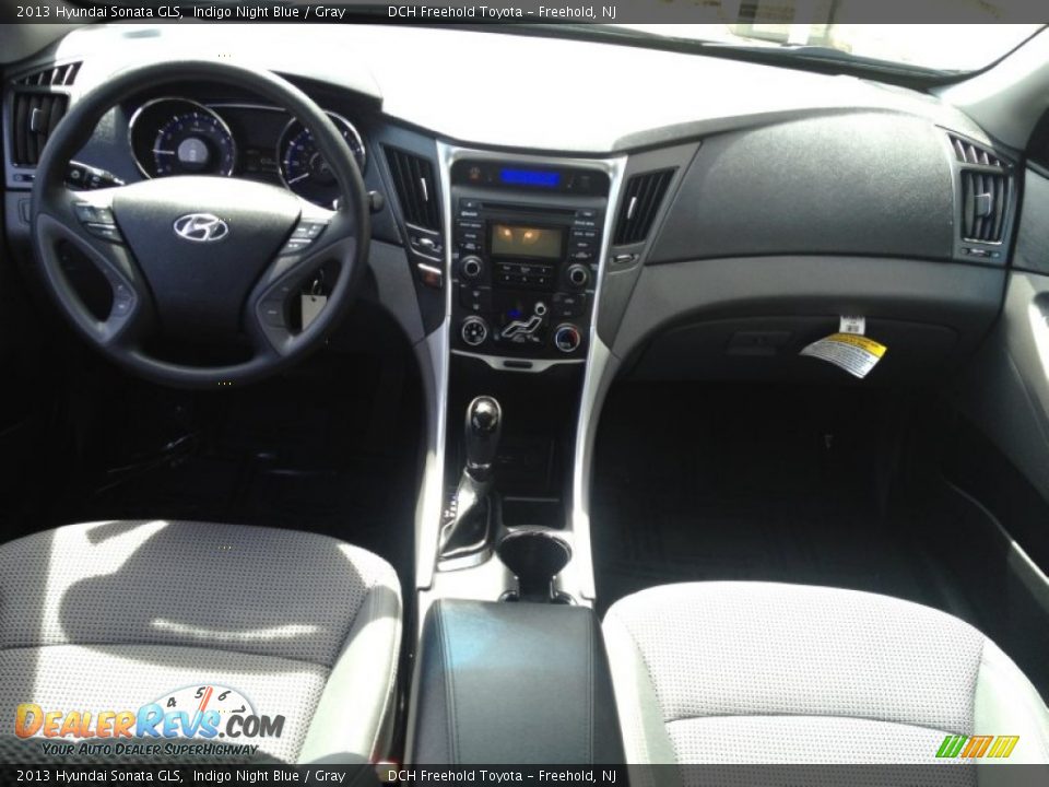 2013 Hyundai Sonata GLS Indigo Night Blue / Gray Photo #11