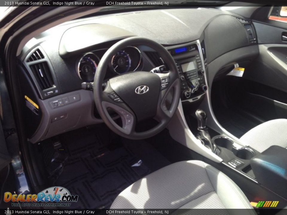 2013 Hyundai Sonata GLS Indigo Night Blue / Gray Photo #12