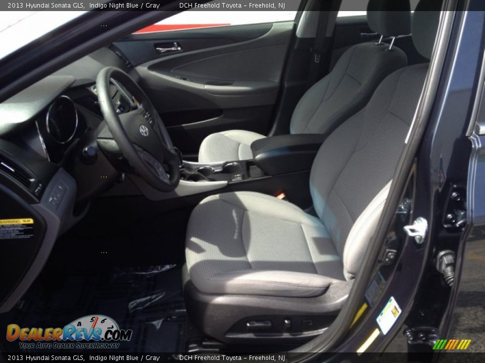 2013 Hyundai Sonata GLS Indigo Night Blue / Gray Photo #14