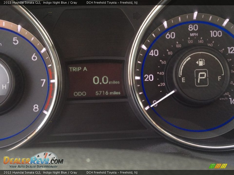 2013 Hyundai Sonata GLS Indigo Night Blue / Gray Photo #21