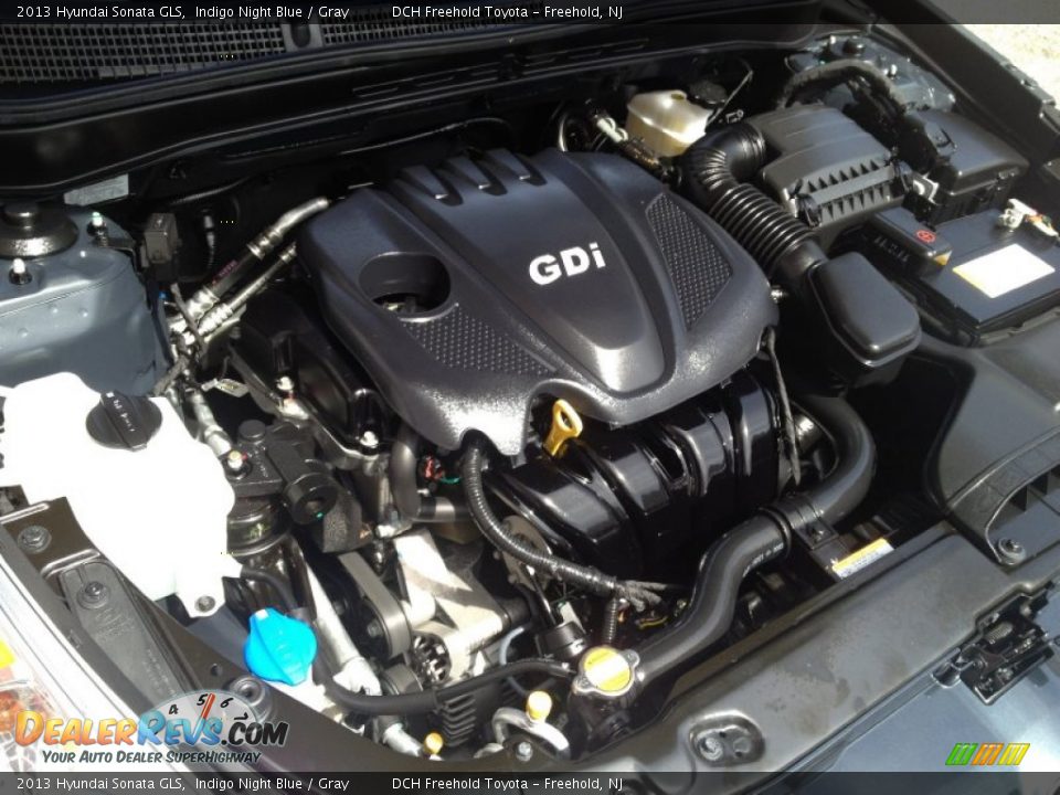 2013 Hyundai Sonata GLS Indigo Night Blue / Gray Photo #30