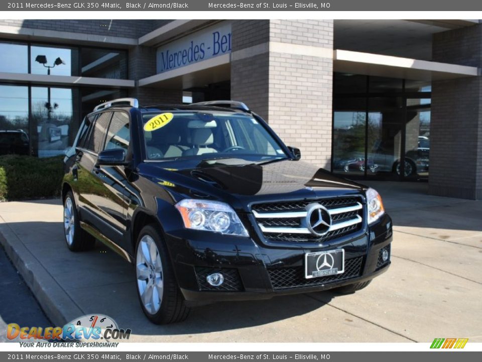 2011 Mercedes-Benz GLK 350 4Matic Black / Almond/Black Photo #1