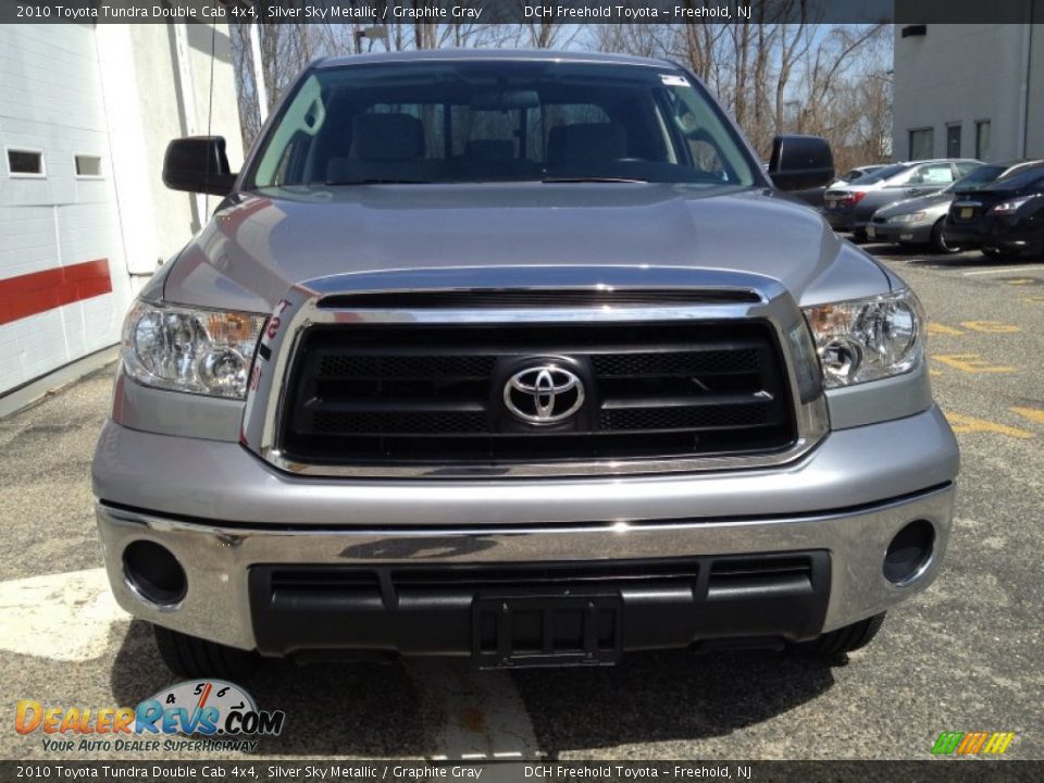 2010 Toyota Tundra Double Cab 4x4 Silver Sky Metallic / Graphite Gray Photo #2